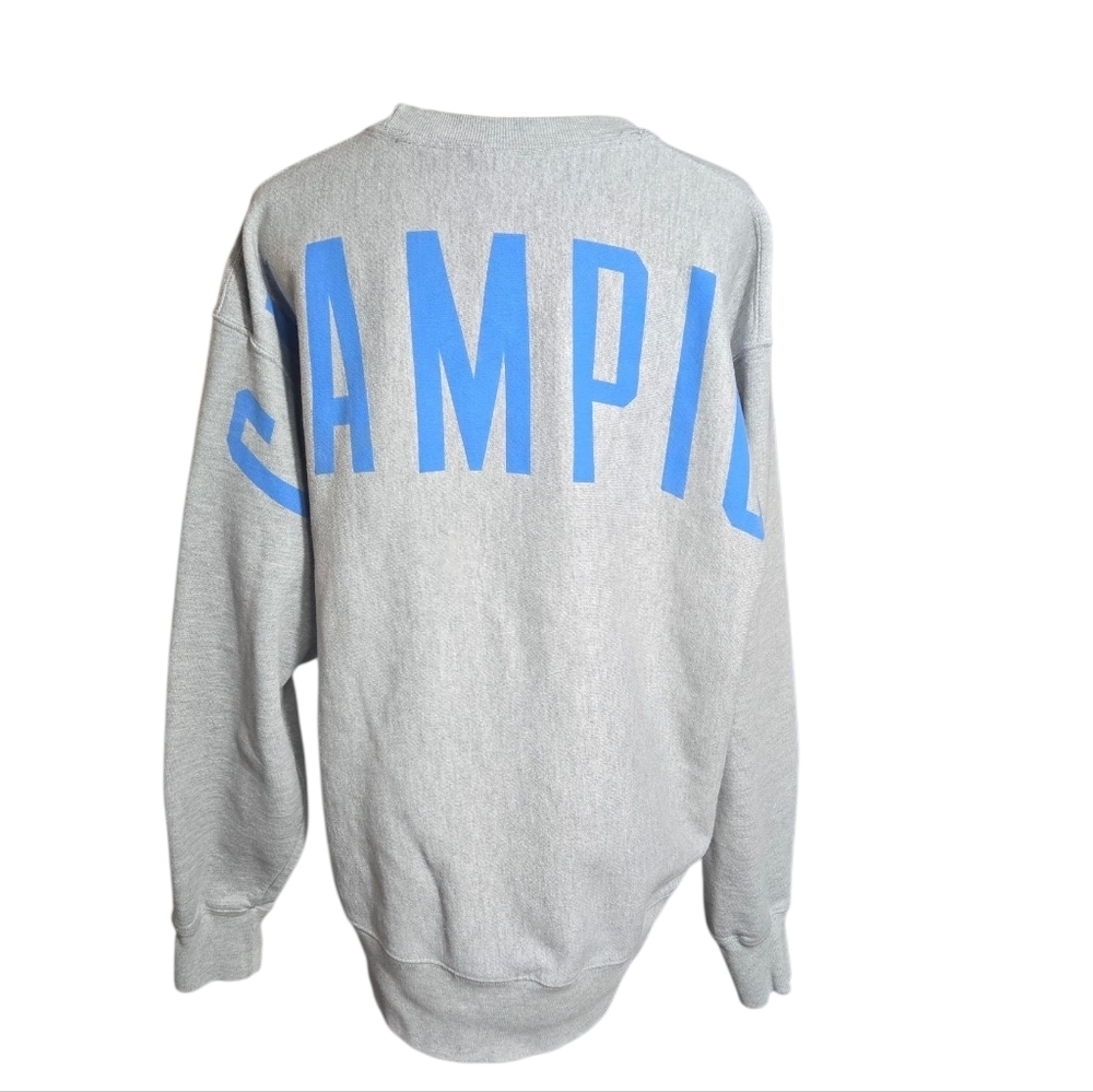 Champion Reverse Weave Vintage  Men's Gray Logo  Sweatshirt